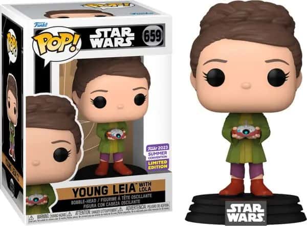 Star Wars Obi-Wan Kenobi Funko Pop Vinyl: Young Leia with Lola (Convention Limited Edition)