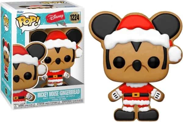 Disney Holiday Funko Pop Vinyl: Santa Mickey (Gingerbread)