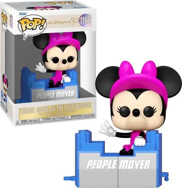 Disney World 50th Anniversary Funko Pop Vinyl: Minnie Mouse on the PeopleMover