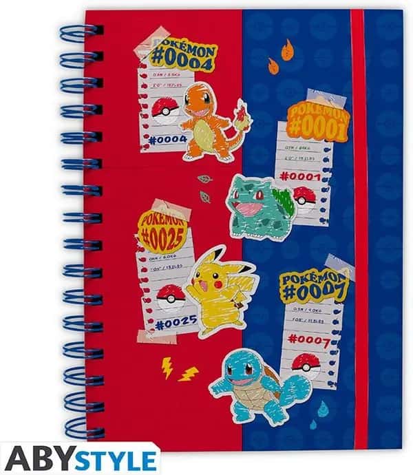 Pokemon A5 Notebook - Blue & Red Partners