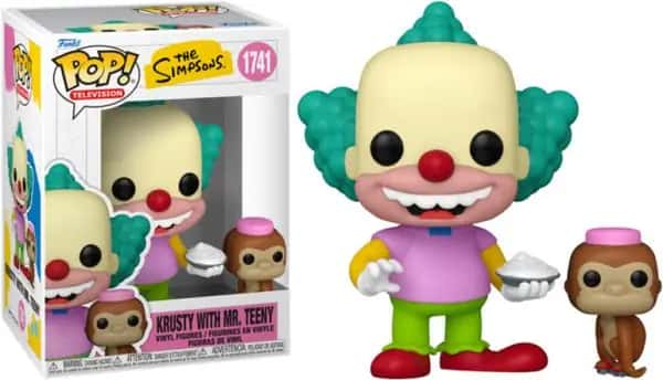 The Simpsons Funko Pop Vinyl Figure: Krusty with Mr.Teeny