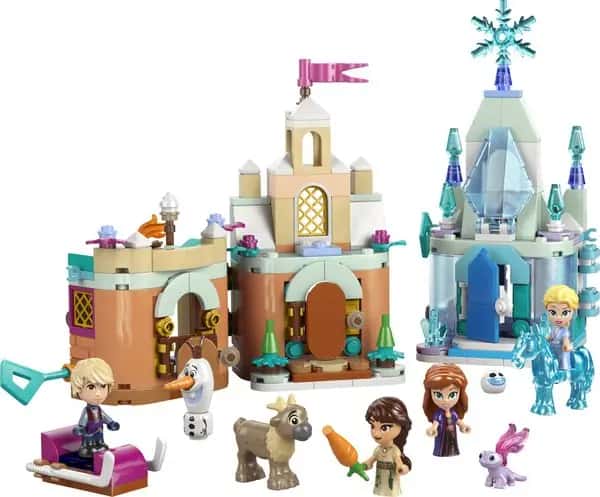 Mini kasteel van Arendelle en Elsa's ijspaleis