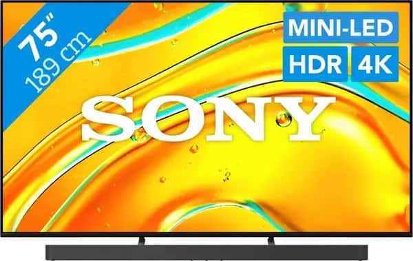 Sony Bravia 5 75" XR Mini-led (2025) + Sony Bravia Theatre Bar 9