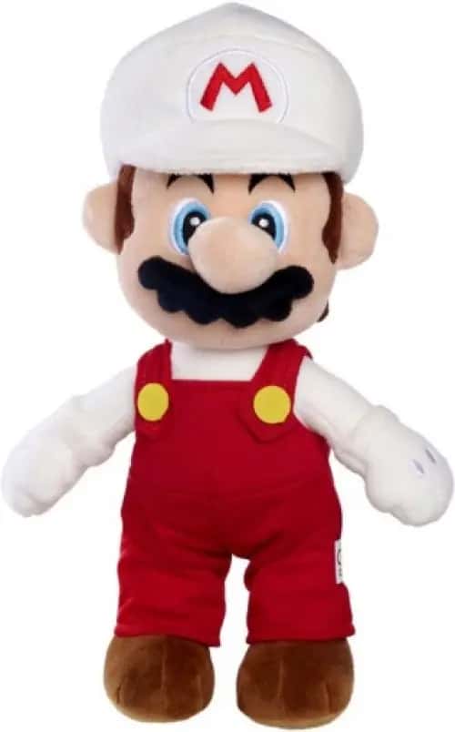Super Mario Pluche - Fire Mario (30cm)