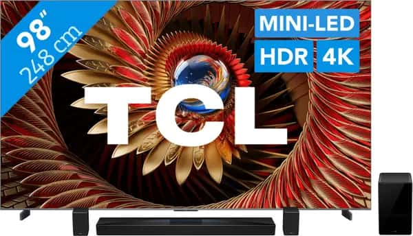 TCL 65" QD Mini-led C81K 4K (2025) + TCL Q85H PRO