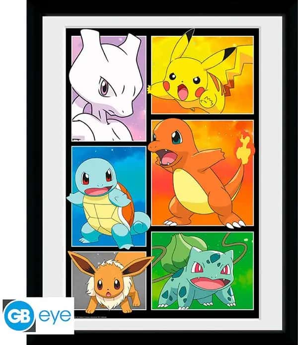 Pokemon Framed Print - Comic Panel