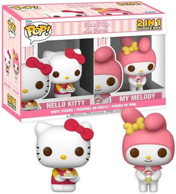 Hello Kitty And Friends 2-In-1 Assembled Funko Pop Vinyl Bundle Box: Hello Kitty & My Melody