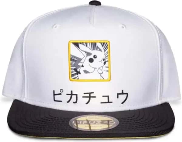 Pokémon - White Pikachu Snapback Cap