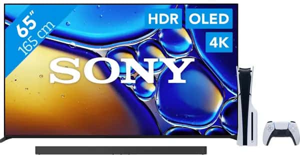 Sony 65" Bravia 8 II 4K QD-OLED + PlayStation 5 Slim Disc Edition
