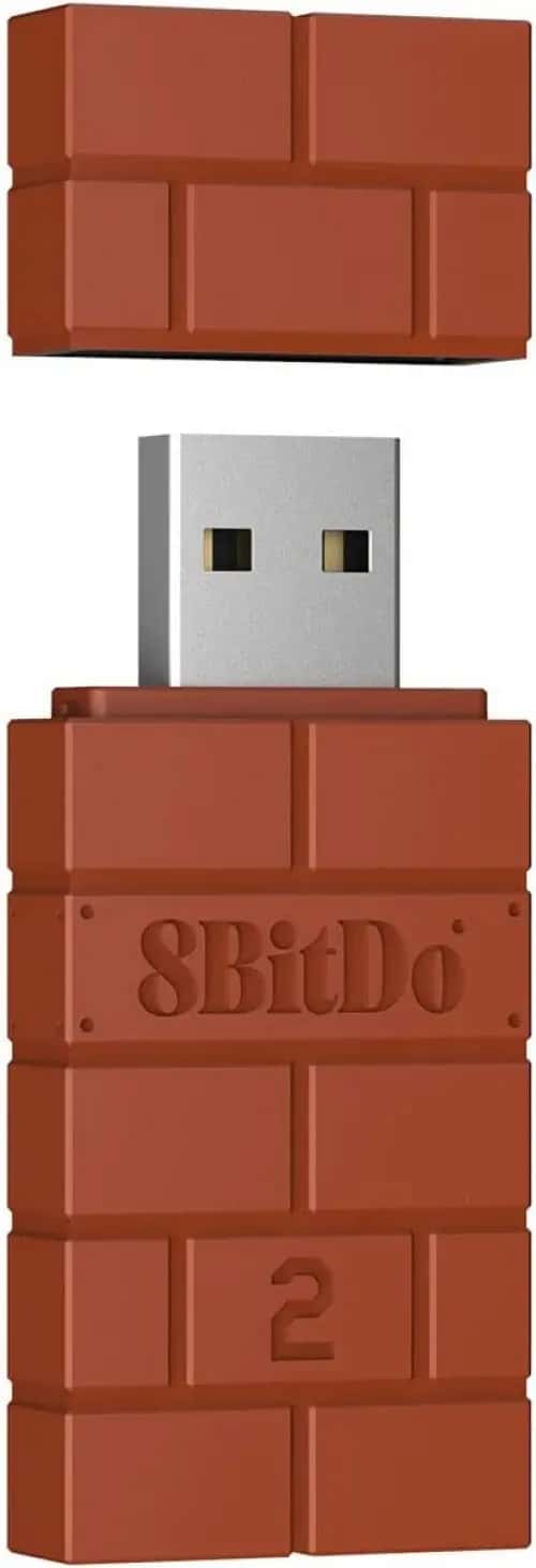 8Bitdo USB Wireless Adapter 2 (Brown)
