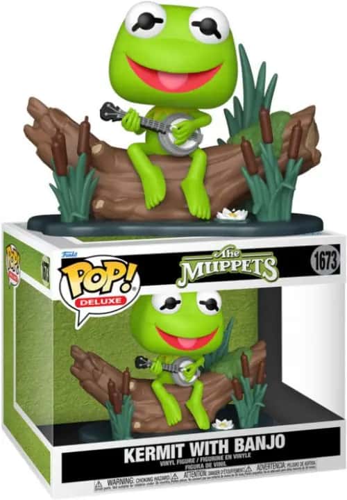 The Muppets Deluxe Funko Pop Vinyl: Kermit with Banjo