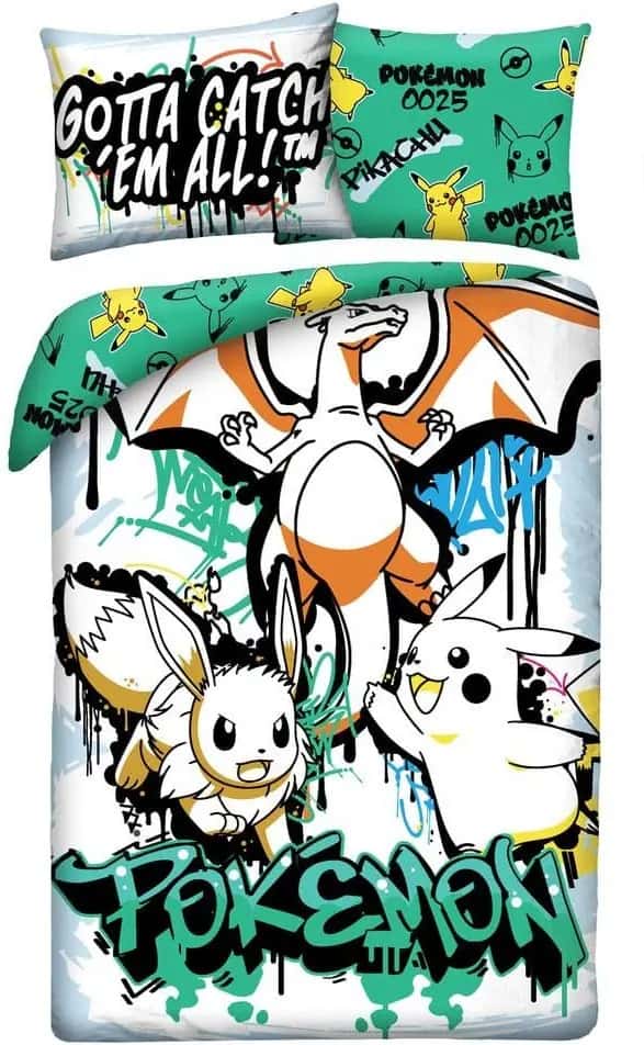 Pokémon Duvet Set - Ver. 18 (140x200cm)