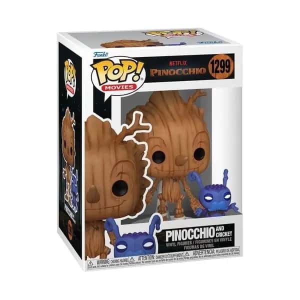 Pop Movies: Pinocchio (Netflix) - Pinocchio & Cricket - Funko Pop #1299
