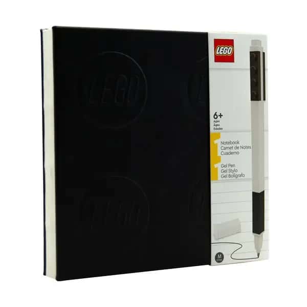 Notitieboekje met gelpen - zwart