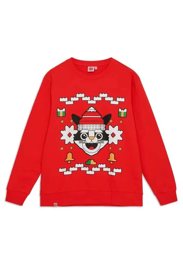 Kerstsweatshirt voor volwassenen - rood