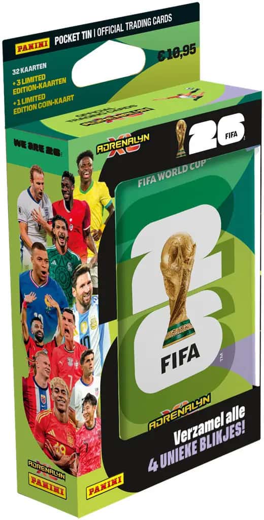 Adrenalyn XL FIFA World Cup 2026 TCG Pocket Tin