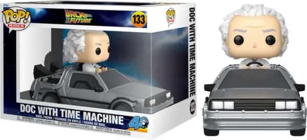 Back to the Future Funko Pop Rides Vinyl: Doc with Time Machine