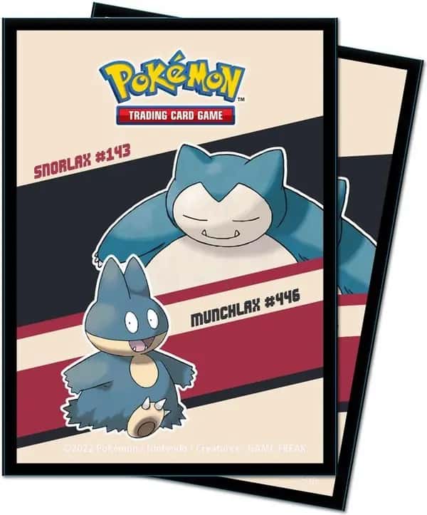 Pokemon TCG Snorlax & Munchlax Deck Protector Sleeves