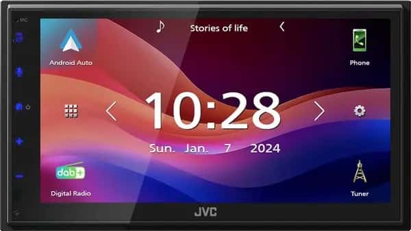 JVC KW-M695DBW Zwart