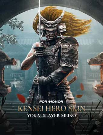 Yokai-slachter Meiko – Kensei-heldenskin – FOR HONOR
