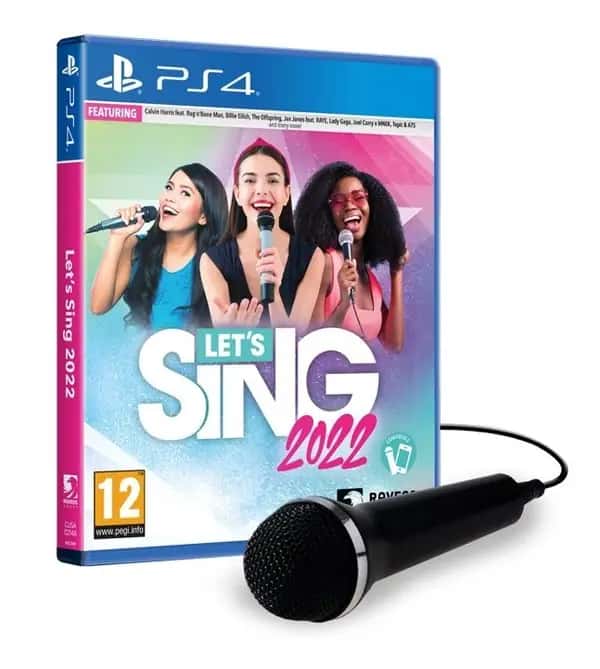 Let's Sing 2022 + 1 Microphone (PlayStation 4)