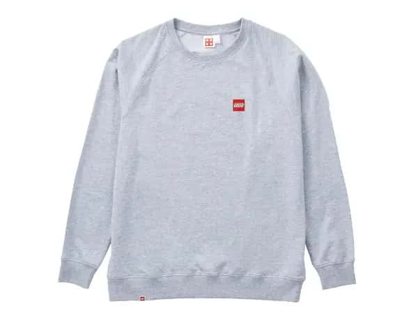 Sweatshirt voor volwassenen - grijs gemêleerd