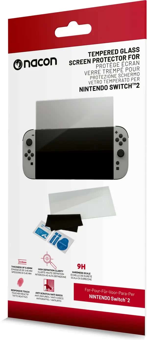 Nacon Switch 2 Tempered Glass Screenprotector
