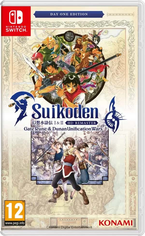 Suikoden I & II HD Remaster - Gate Rune and Dunan Unification Wars Day One Edition (Nintendo Switch)