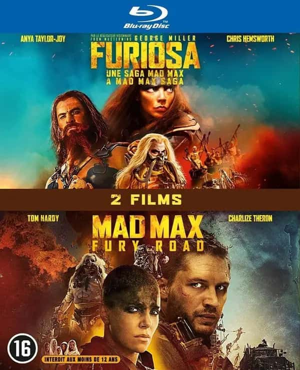 Furiosa - A Mad Max Saga & Mad Max - Fury Road (Blu-Ray)