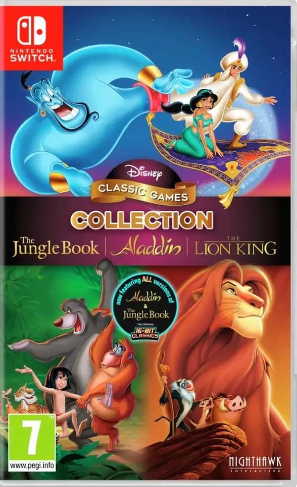 Disney Classic Games: The Jungle Book, Aladdin and The Lion King (Nintendo Switch)