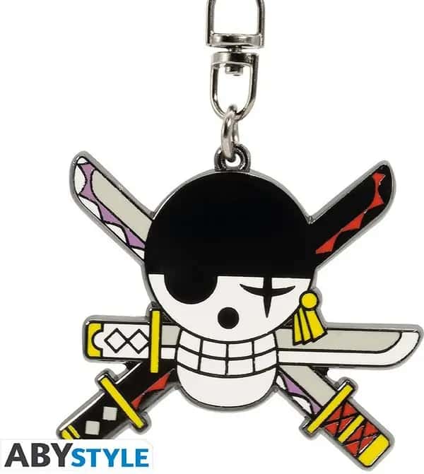 One Piece - Zoro Jolly Roger Keychain