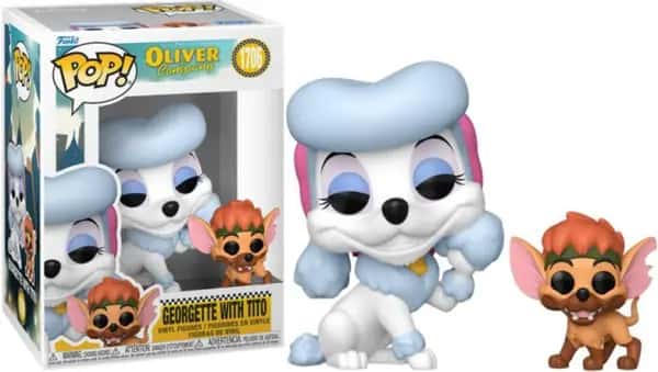 Oliver & Company Funko Pop Vinyl: Georgette with Tito