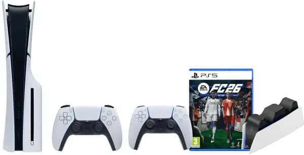 PlayStation 5 Slim Disc Edition + Extra Controller Wit