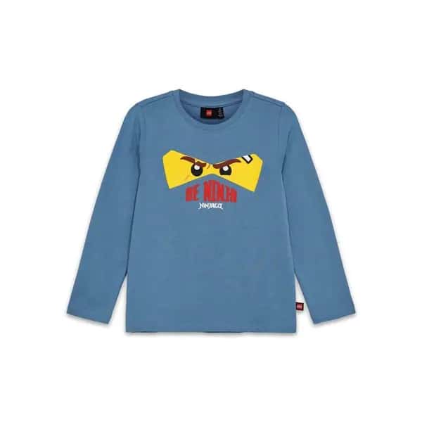 T-shirt met lange mouwen voor kinderen - blauw