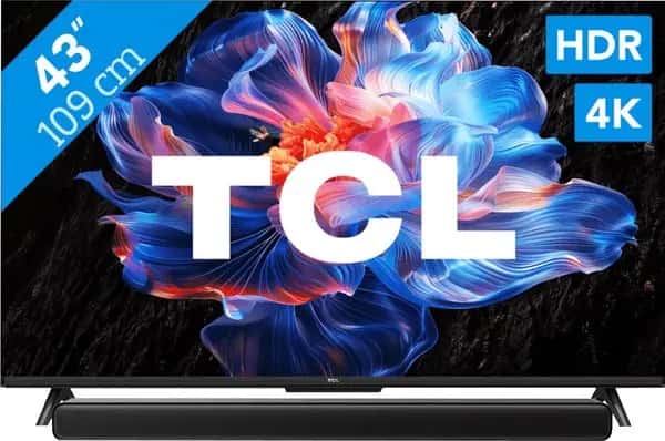 TCL 50" Led P61K 4K (2025) + TCL S45H 2.0 Soundbar