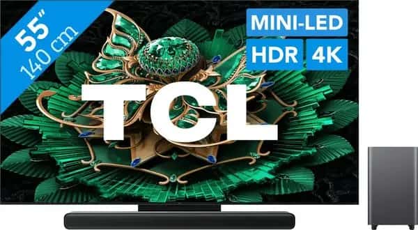 TCL 65" Led P61K 4K (2025) + TCL S55H 2.1 Soundbar