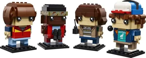 Mike, Dustin, Lucas en Will figuren