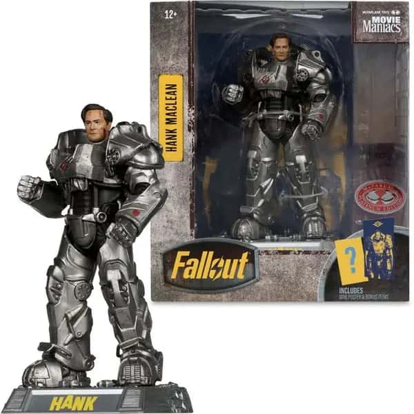 Fallout Movie Maniacs Statue - Hank Maclean (Season 2) (Red Platinum Edition)