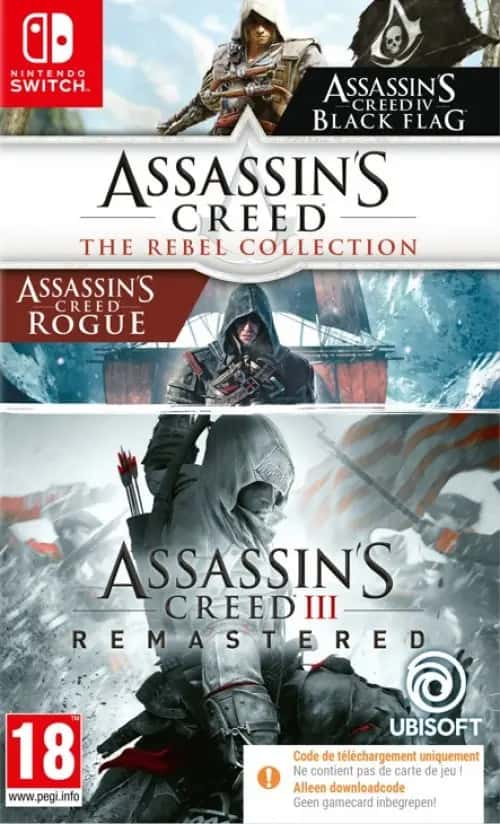 Assassin's Creed Rebel Collection & Assassin's Creed 3 Bundle (Code in a Box)
