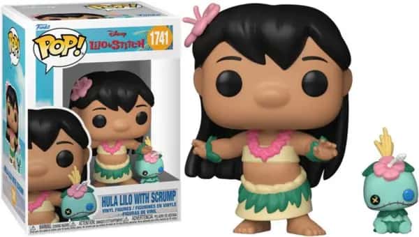 Disney Lilo & Stitch Funko Pop Vinyl: Hula Lilo with Scrump