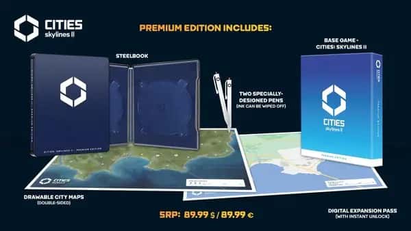 Cities Skylines 2 Premium Edition (PlayStation 5)