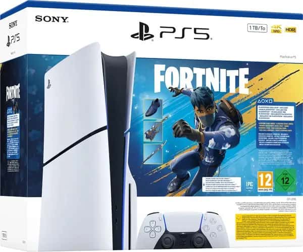 PlayStation 5 Slim Disc Edition - Fortnite Flowering Chaos bundel