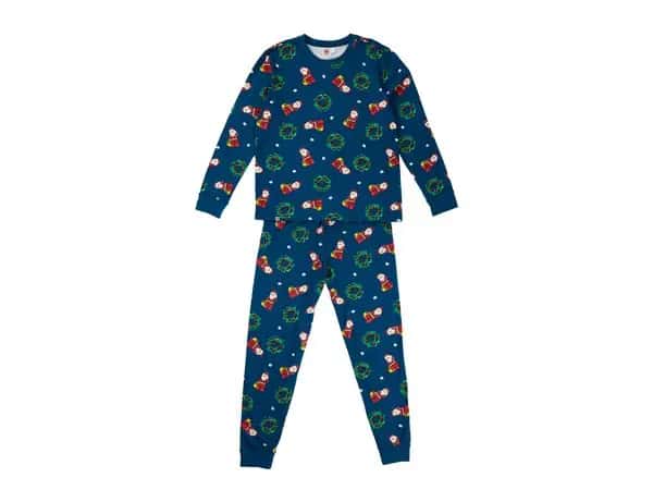 Pyjama voor volwassenen - marineblauw